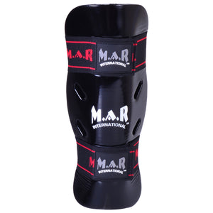 MAR-162B | Black Dipped Foam Martial Arts Shin Guard