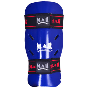 MAR-162C | Blue Dipped Foam Martial Arts Shin Guard