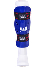 MAR-162C | Blue Dipped Foam Martial Arts Shin Guard