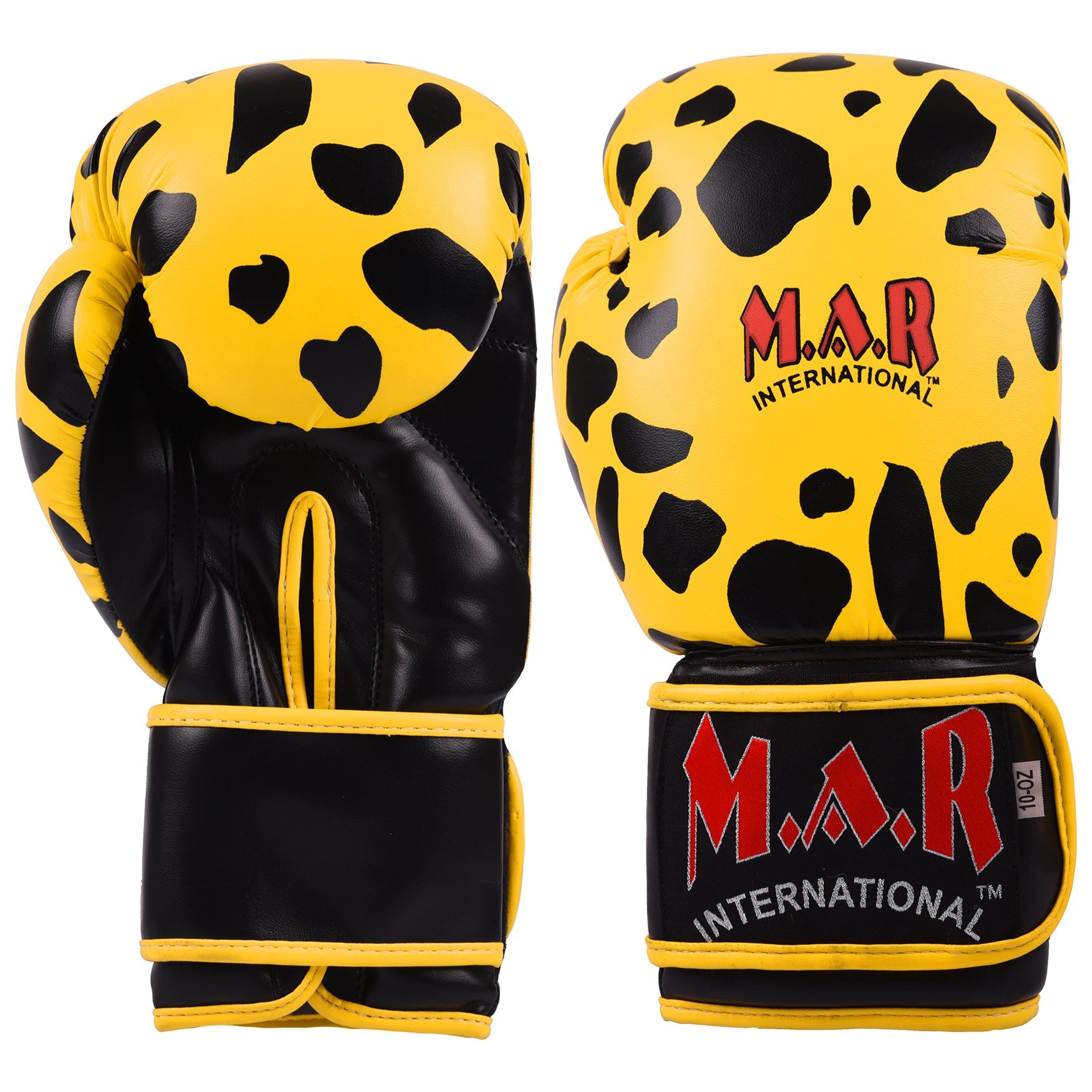 Leopard Print Boxing Kickboxing Gloves for Competition MAR