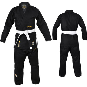 MAR-063B | Black Brazilian Jiu-Jitsu Uniform - 480gsm