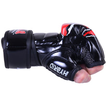 MAR-234E | Red MMA Gloves Fingerless Combat Gloves with Thumb Design