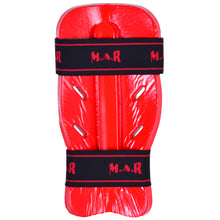 MAR-162A | Red Dipped Foam Martial Arts Shin Guard