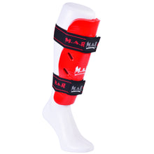 MAR-162A | Red Dipped Foam Martial Arts Shin Guard