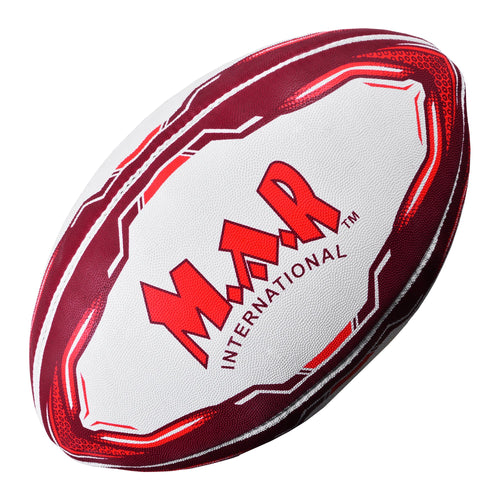 MAR-437A | Match Pro Red Rugby Training Ball - Size 5